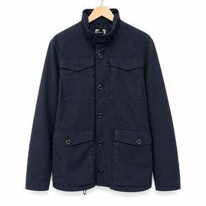 G-Star RAW Falco Field Jacket Black Utility Military Cargo Coat Men's Size XL